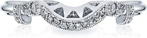 Tacori Fitted Pave Diamond Wedding Band