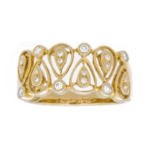 Teardrop Diamond Ring