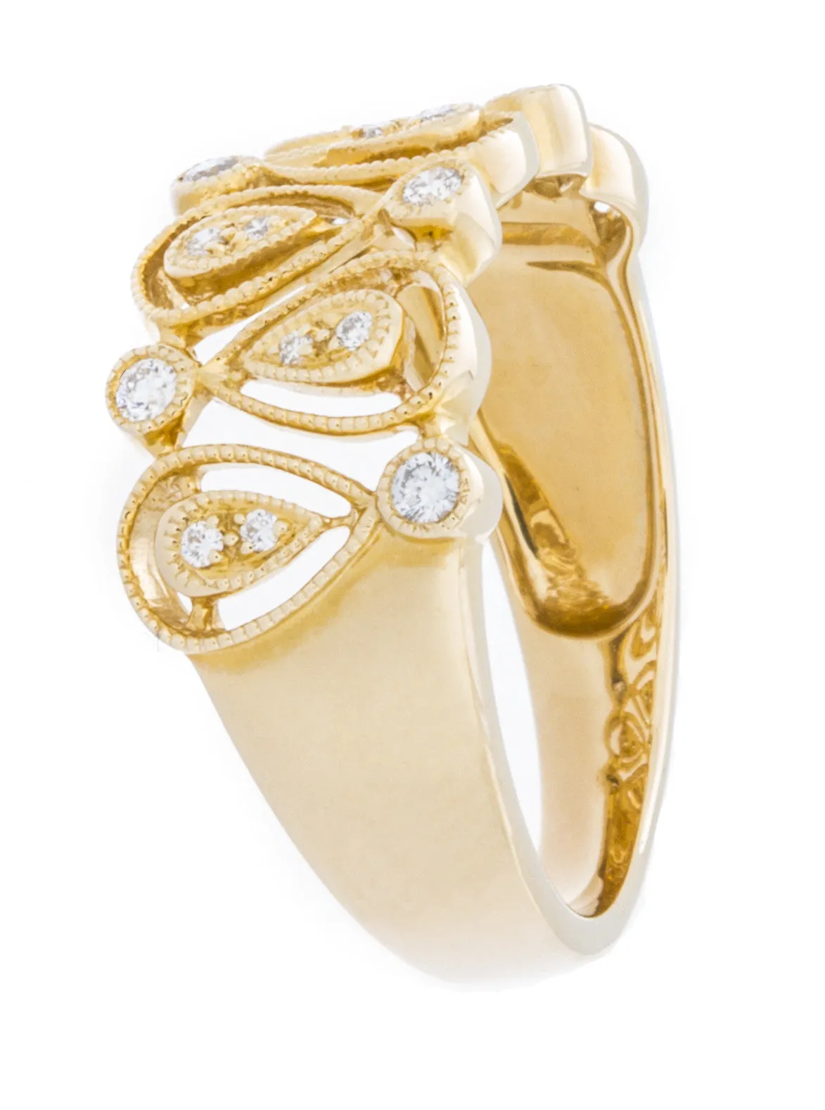 Teardrop Diamond Ring