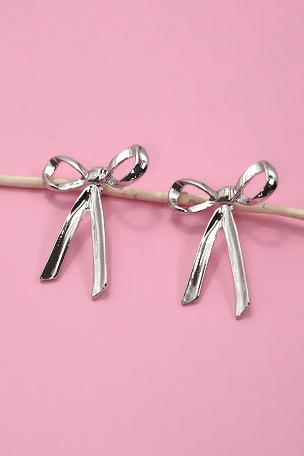 The Moriah Movable Bow Stud Earrings