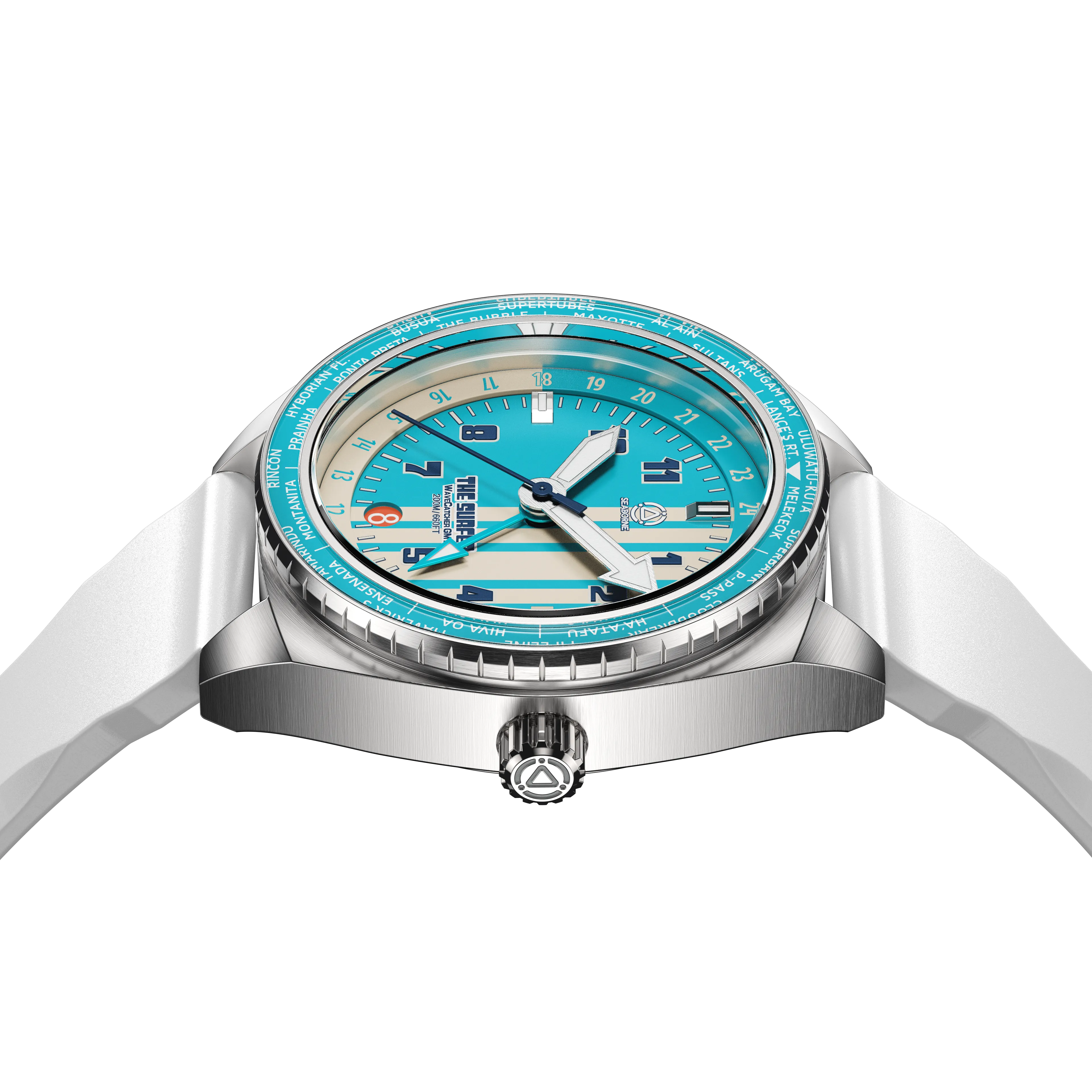 The Surfer | Wavecatcher GMT Automatic |  Blue Lagoon