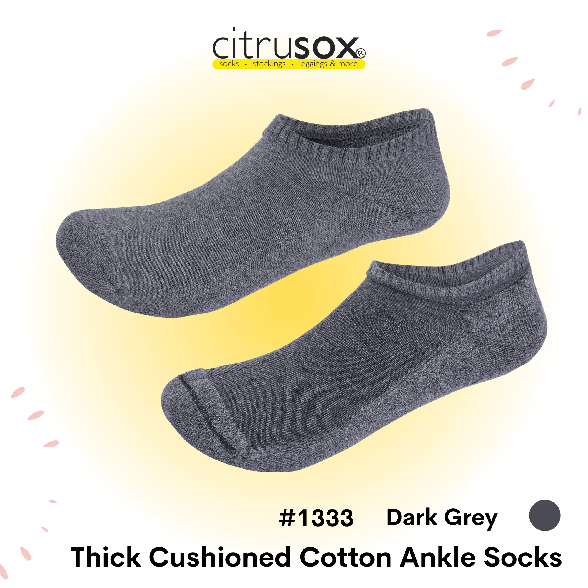 Thick Sole Cushioned Ankle Socks