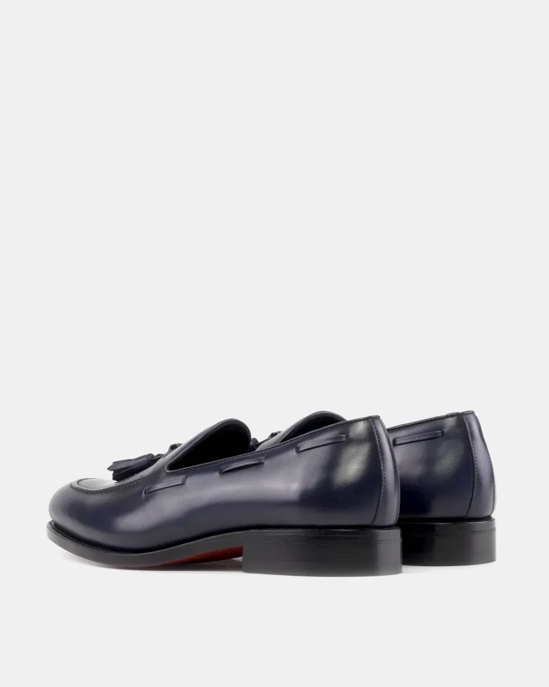 Thomas Navy Tassel Loafer