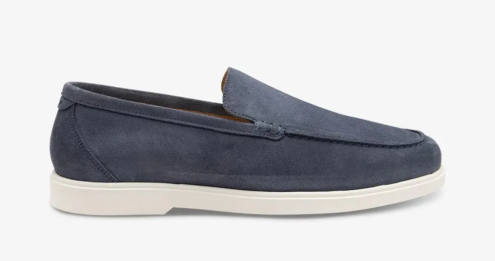 Tuscany Denim Blue Suede