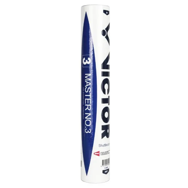 Victor Master #3 Feather Badminton Shuttlecock (Speed 77)