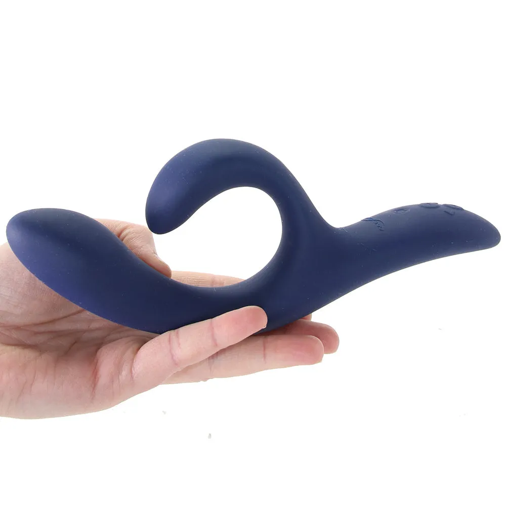 We-Vibe Nova 2 Rechargeable Flexible Silicone Rabbit Vibrator Midnight Blue