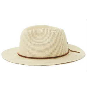 WESLEY STRAW PACKABLE FEDORA