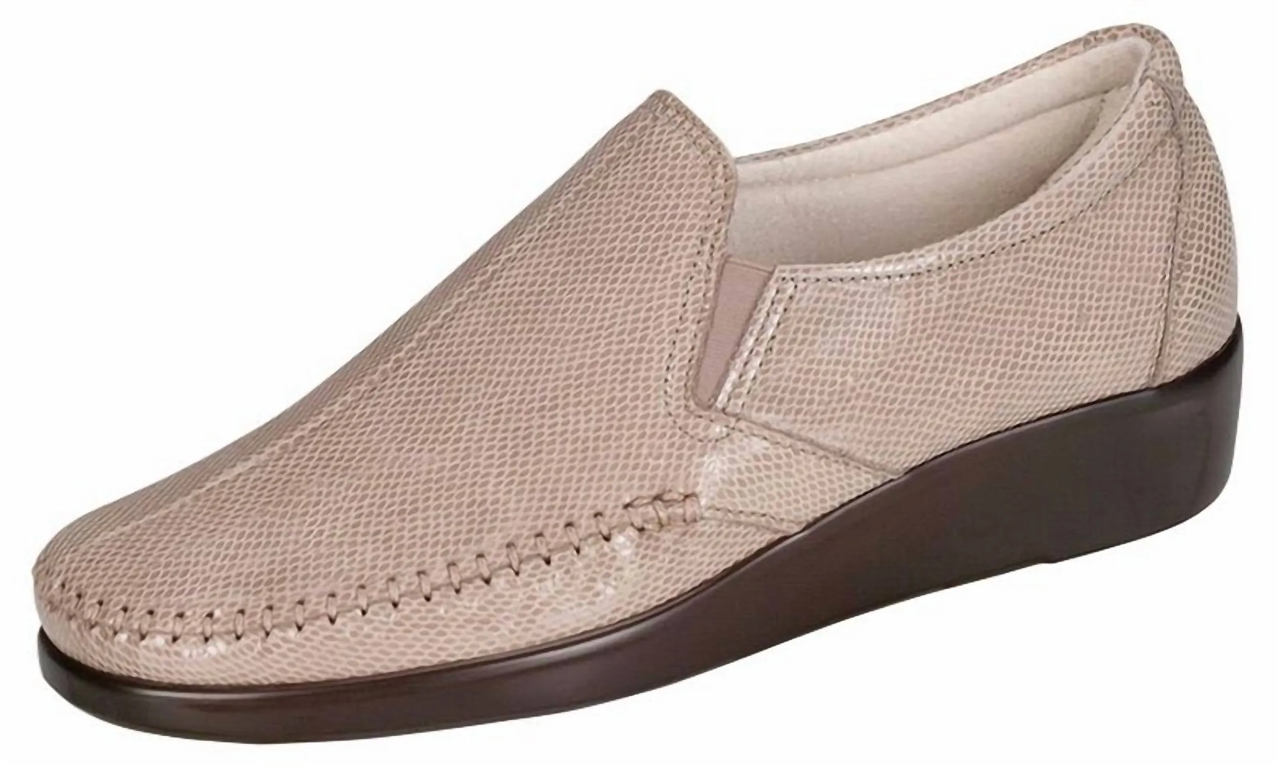 Women's Dream Slip On Loafer In Mushroom Snake