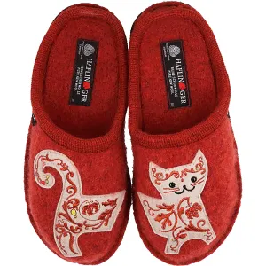 Women's Haflinger Lizzy Terra Cotta Wool