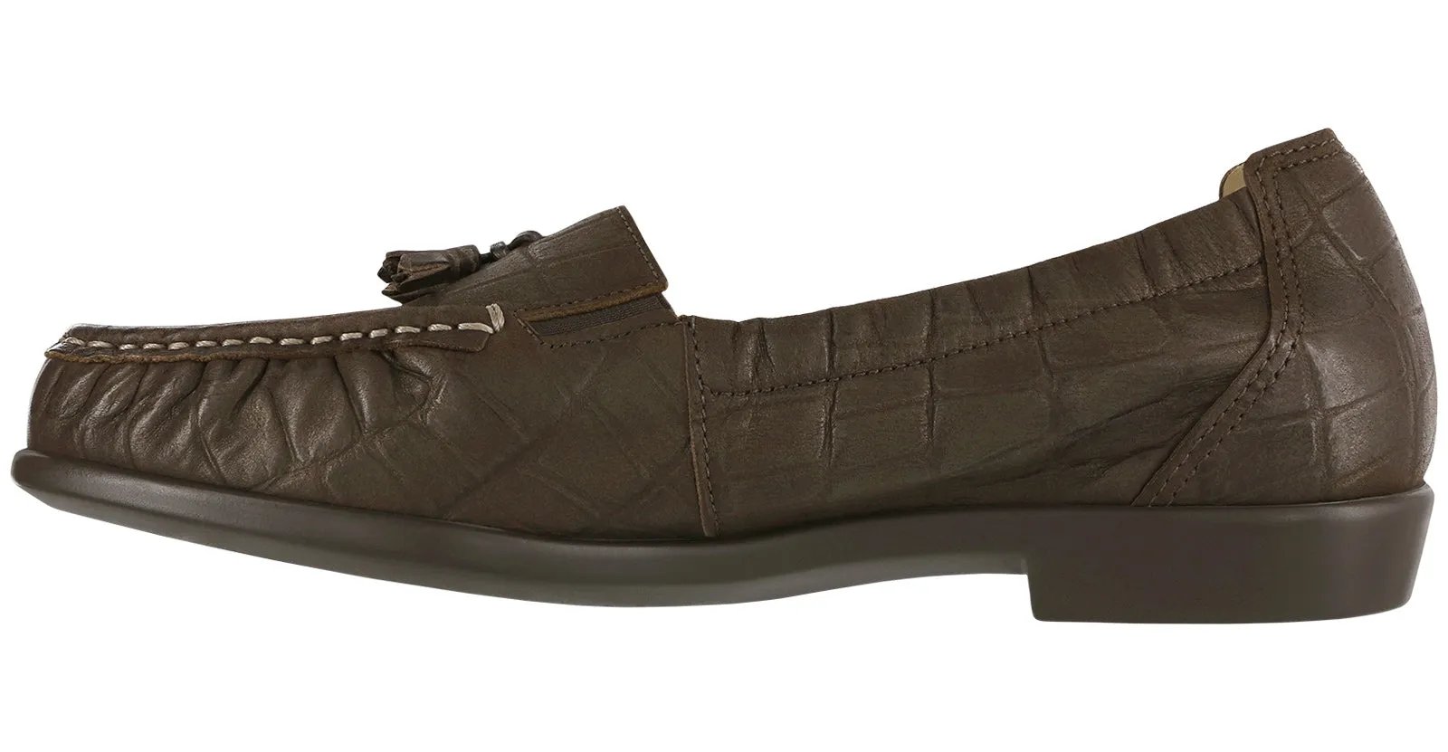 Women's Hope Slip On Loafer in Bronze Croc