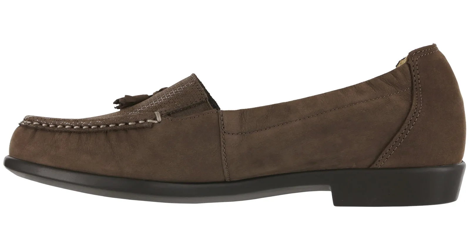 Women's Hope Slip On Loafer in Brown Turf