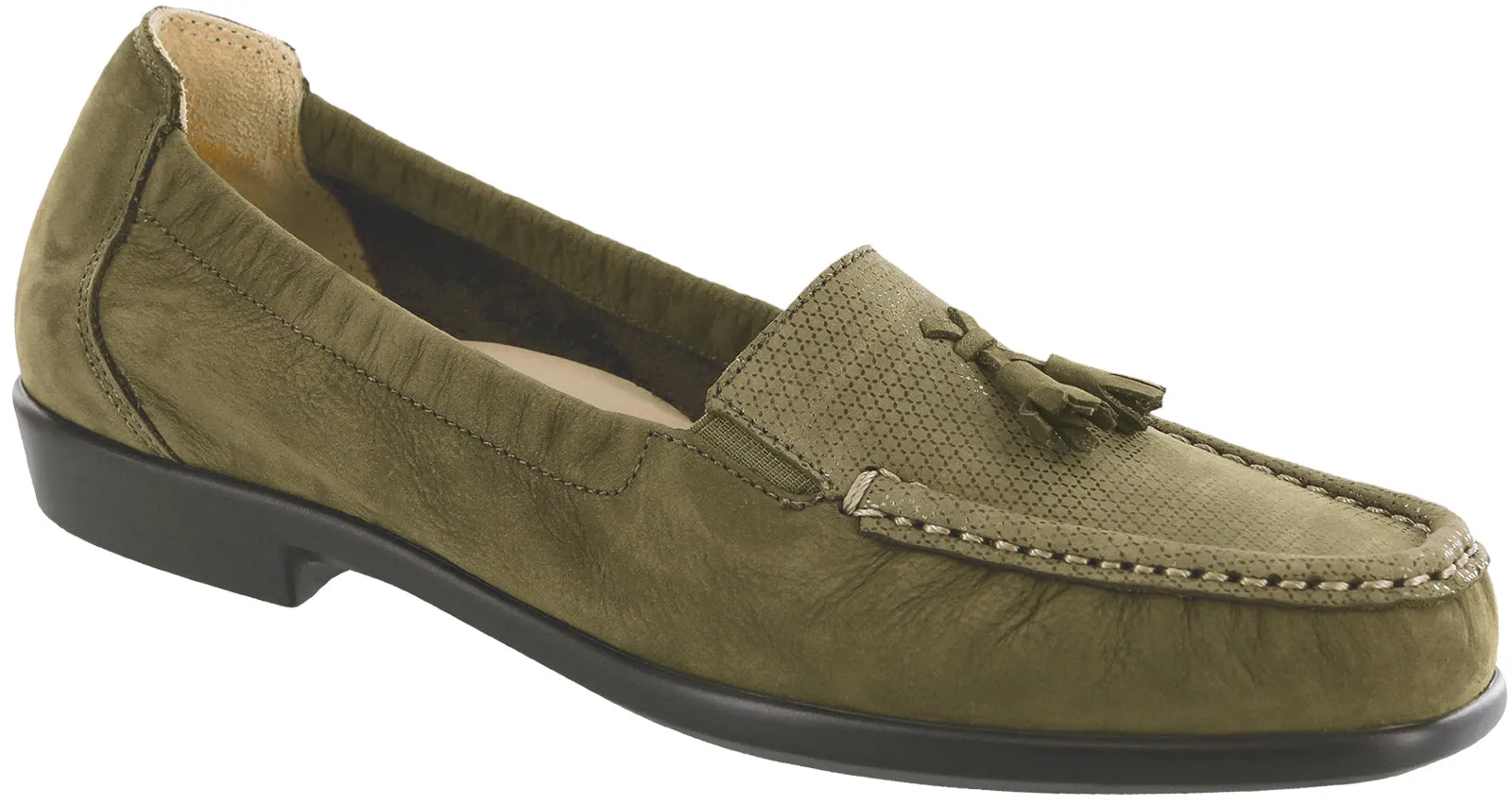 Women's Hope Slip On Loafer in Green Tundra
