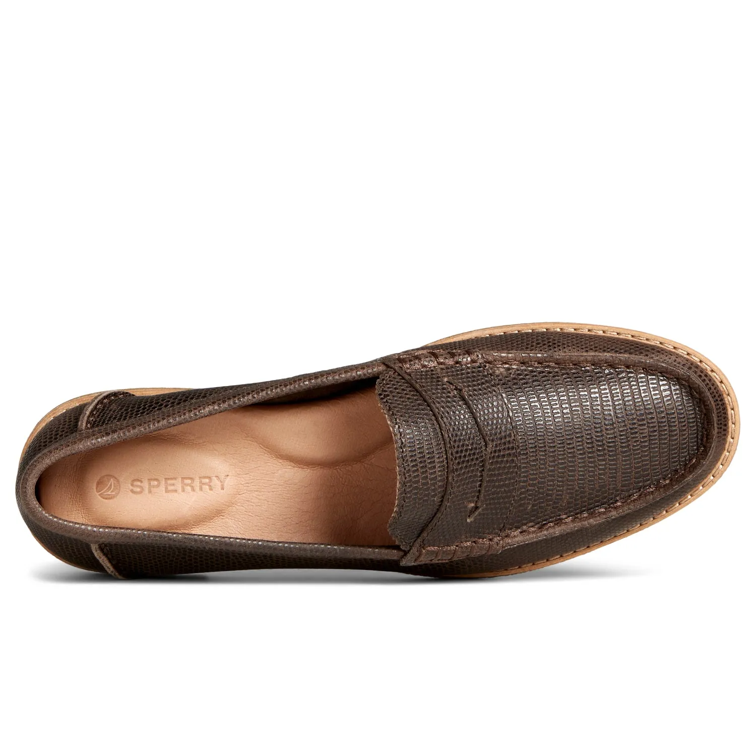 Women's Seaport Casual Penny Loafers - Brown (STS89634)