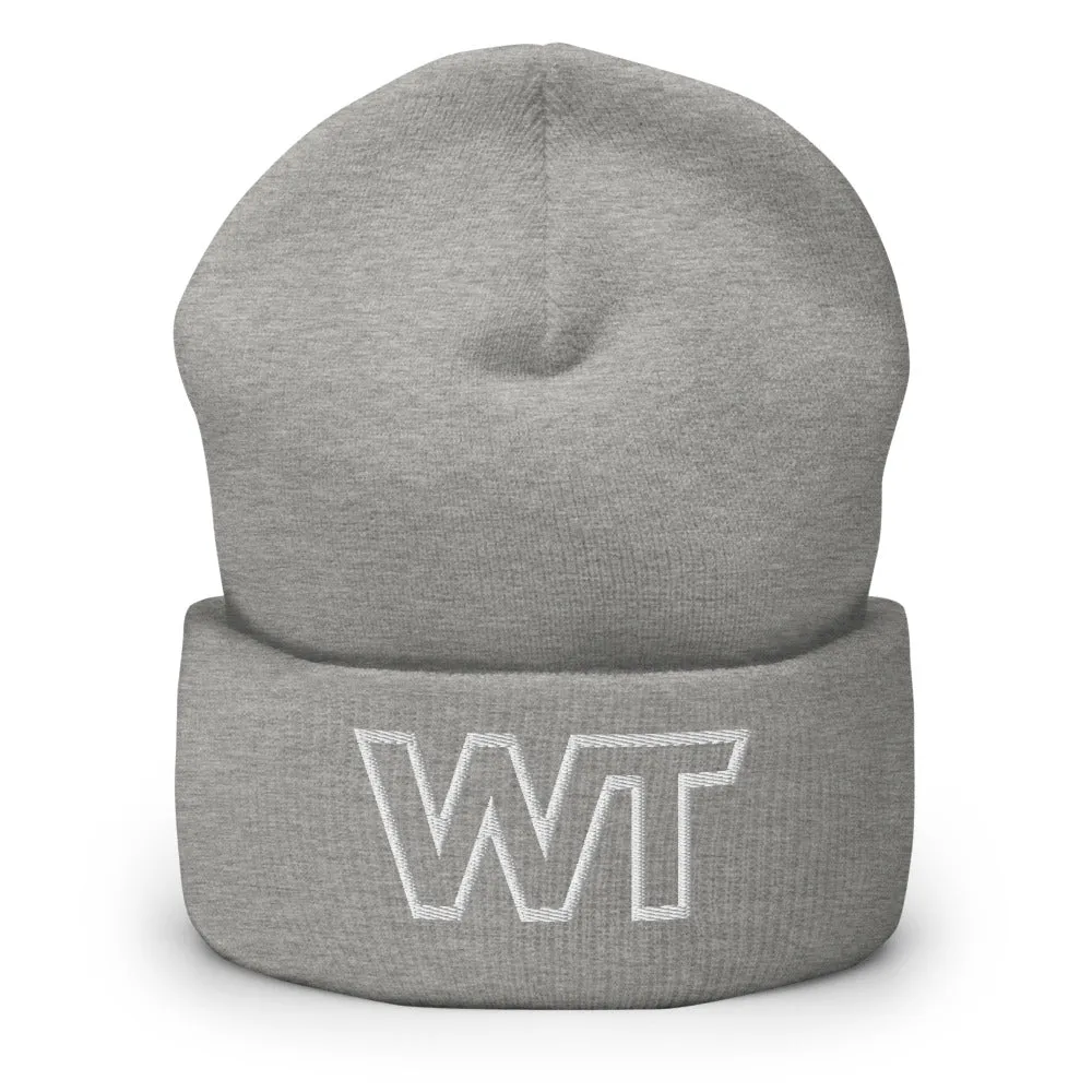 Wrestling Travel Logo Cuffed Beanie