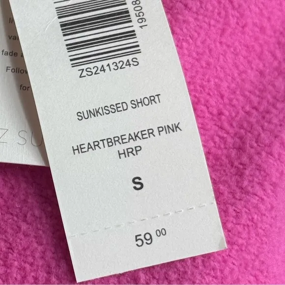 Z SUPPLY Sunkissed Short S Heartbreaker Pink $59 Retail NWT
