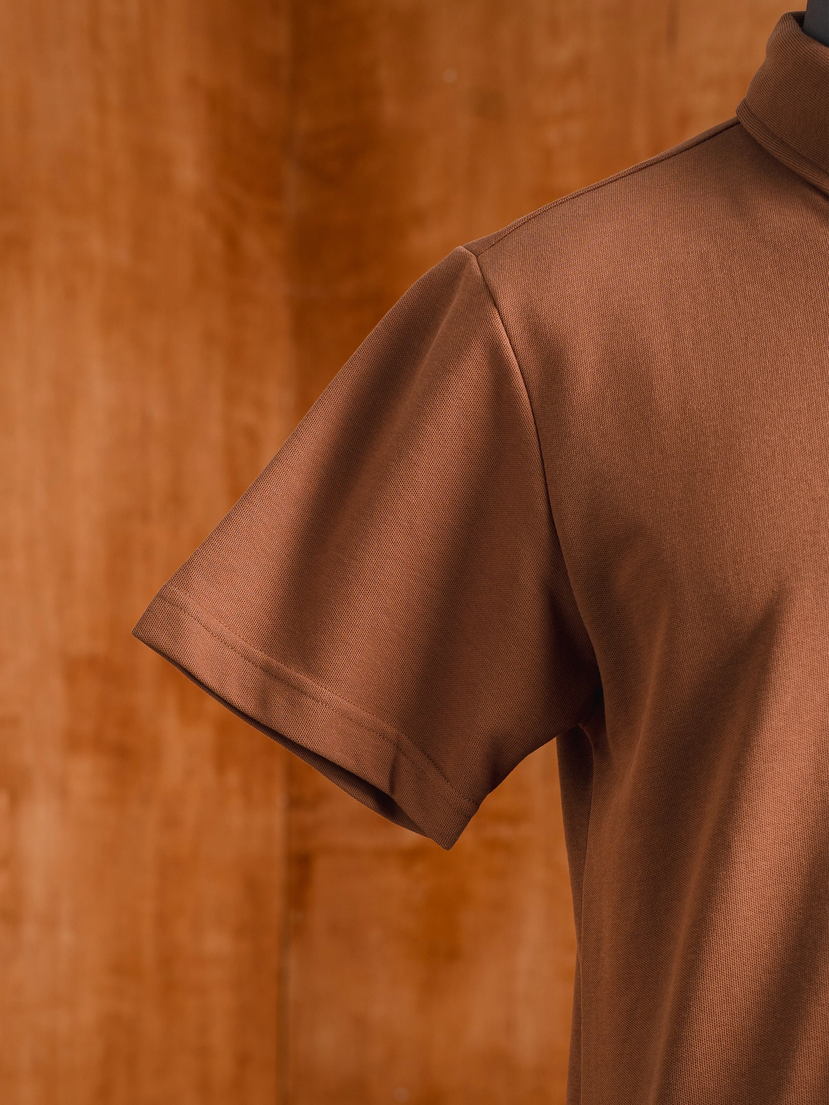 Zane Polo Tee - Brown