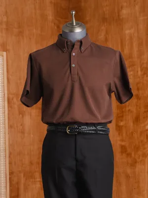 Zane Polo Tee - Coffee